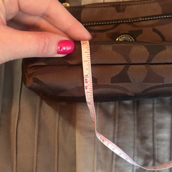 Brown and Black Designer Crossbody Bag- Coach - Picture 4 of 15